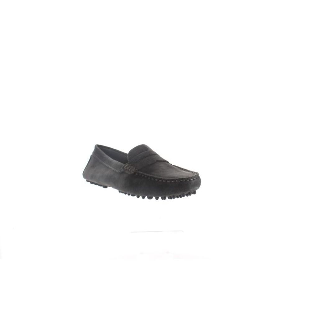 Massimo Matteo Womens Penny Black Loafers Size 7 Medium (B, M) - Picture 2 of 4